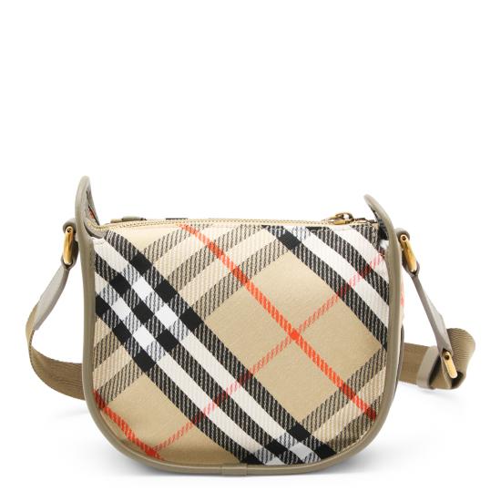 26SS 버버리 미니 B 클립 메신저 백 8119657 B9368 SAND - BURBERRY