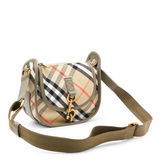 26SS 버버리 미니 B 클립 메신저 백 8119657 B9368 SAND - BURBERRY
