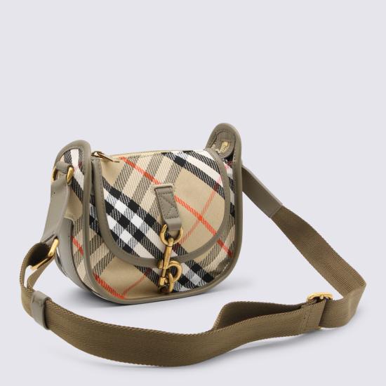 26SS 버버리 미니 B 클립 메신저 백 8119657 B9368 SAND - BURBERRY