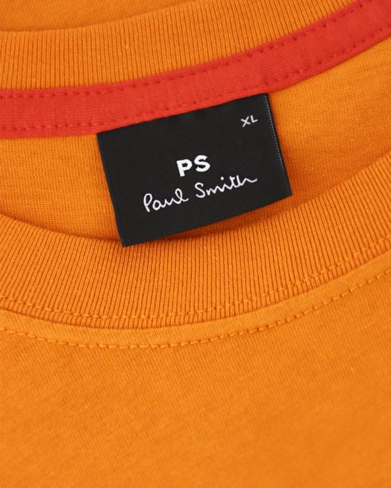  PS 바이 폴스미스 반팔 티셔츠 M2R 011RZ L20064 16B ARANCIONE - PS BY PAUL SMITH