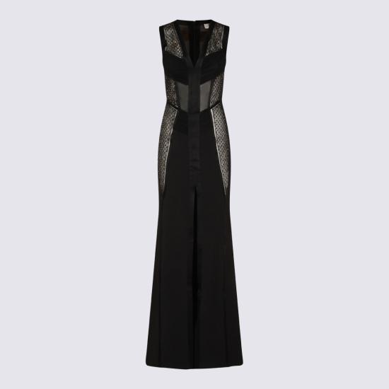 26SS 엘리자베타프랜치 롱 원피스 ABR4362E2 110 NERO - ELISABETTA FRANCHI