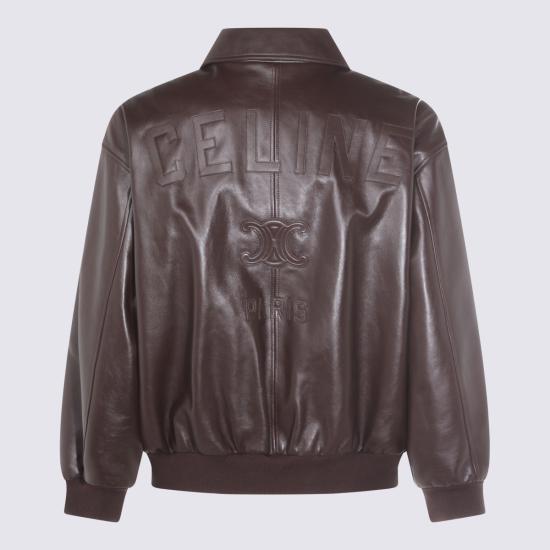 26SS 셀린느 카프스킨 테디 자켓 RV14D599E 19CO CHOCOLATE - CELINE
