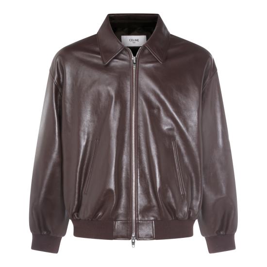 26SS 셀린느 카프스킨 테디 자켓 RV14D599E 19CO CHOCOLATE