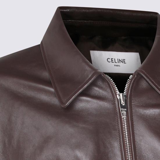 26SS 셀린느 카프스킨 테디 자켓 RV14D599E 19CO CHOCOLATE - CELINE