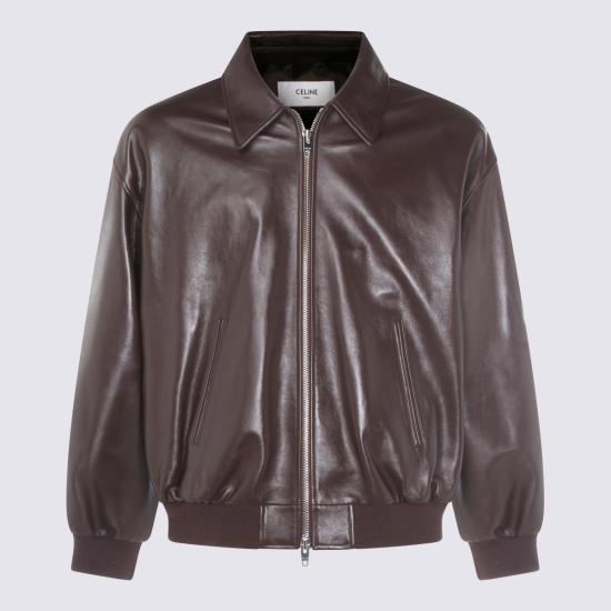 26SS 셀린느 카프스킨 테디 자켓 RV14D599E 19CO CHOCOLATE - CELINE
