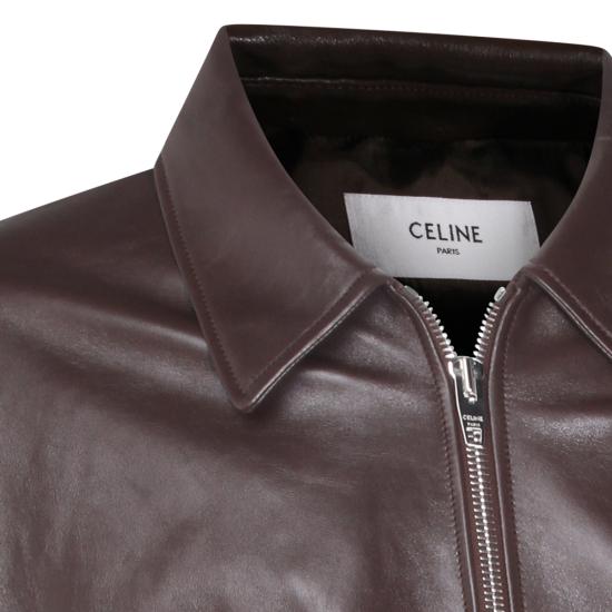 26SS 셀린느 카프스킨 테디 자켓 RV14D599E 19CO CHOCOLATE - CELINE