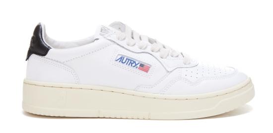 26SS 오트리 메달리스트 로우 AULW LL22 LEAT LEAT WHT BLACK - AUTRY