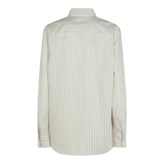 26SS 더로우 Gavina 셔츠 10477 W4450LBB LIGHT BEIGE BLACK - THE ROW