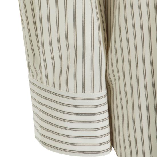 26SS 더로우 Gavina 셔츠 10477 W4450LBB LIGHT BEIGE BLACK - THE ROW