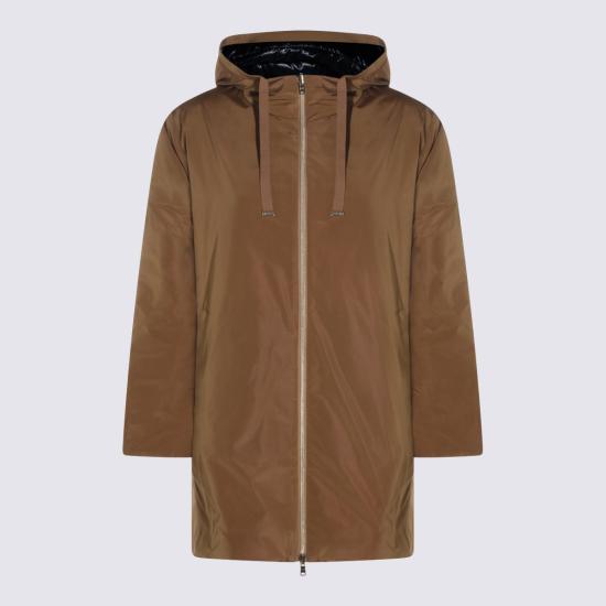 26SS 에르노 롱패딩 PI002221D 12483Z2192 CAMEL NAVY