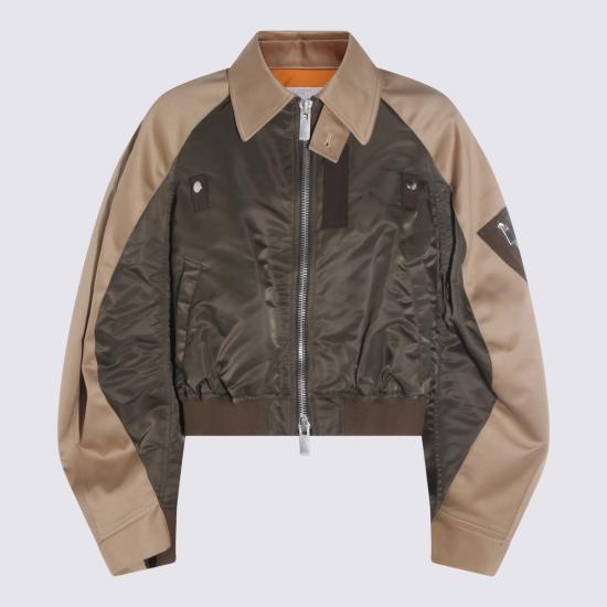26SS 사카이 봄버 자켓 2608303 728 KHAKI BEIGE - SACAI