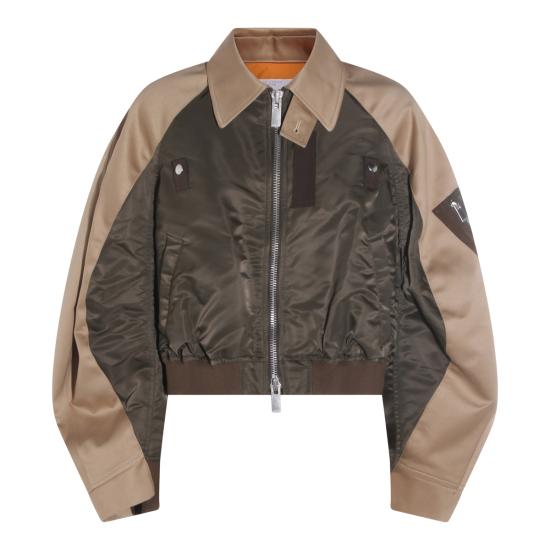26SS 사카이 봄버 자켓 2608303 728 KHAKI BEIGE