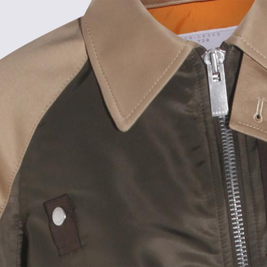26SS 사카이 봄버 자켓 2608303 728 KHAKI BEIGE - SACAI