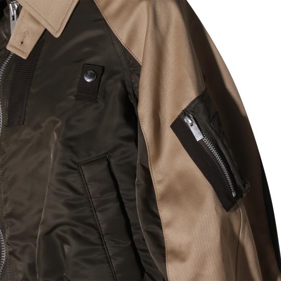 26SS 사카이 봄버 자켓 2608303 728 KHAKI BEIGE - SACAI