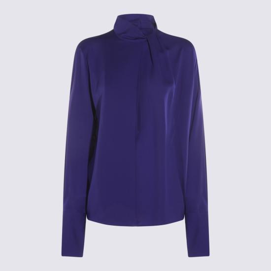 25FW 톰포드 블라우스 CA3319 FAX1507HB705 CLEMATIS BLUE