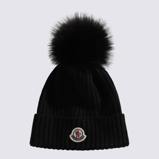 26SS [키즈] 몽클레어 모자 L19543B00007 M1131999 Black