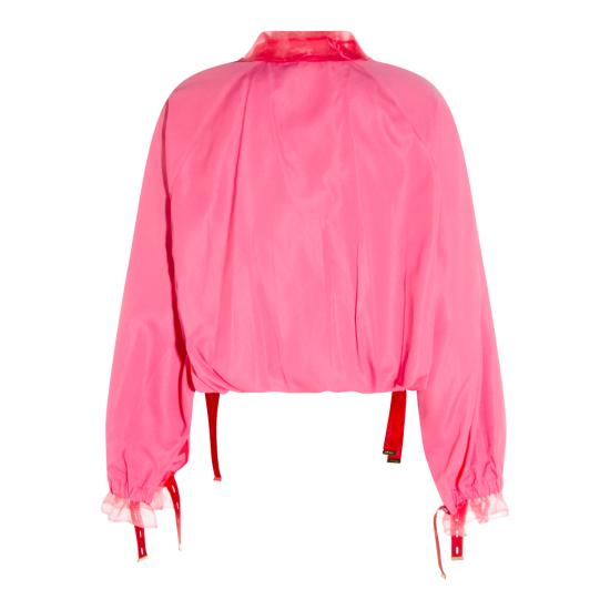 26SS 펜디 테크니컬 비스코스 보머 블루종 FJ7711 AW9BF1W0E AZALEA - FENDI