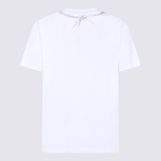 26SS 모스키노 반팔 티셔츠 261ZZ0723 02411001 White - MOSCHINO