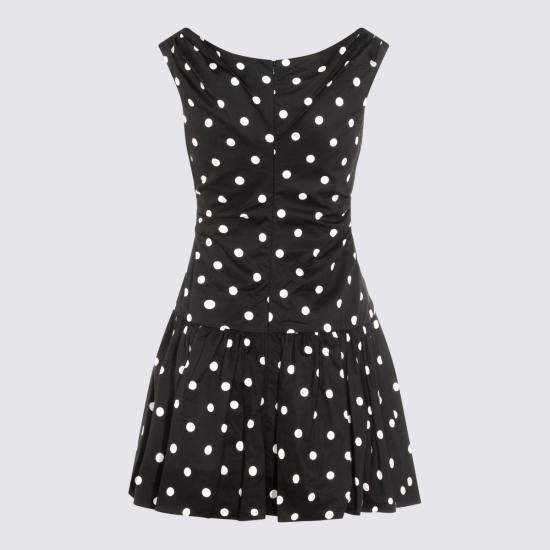 26SS 셀프 포트레이트 숏 원피스 RS26209SB BLACK Light Grey - SELF PORTRAIT