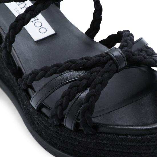 26SS 지미추 샌들 NYRA60 ZKN000074 Black Black - JIMMY CHOO