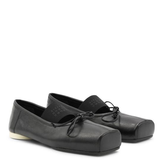26SS MM6 메종마르지엘라 발레 플랫 슈즈 S59WZ0103 P7561T8013 BLACK - MM6 MAISON MARGIELA