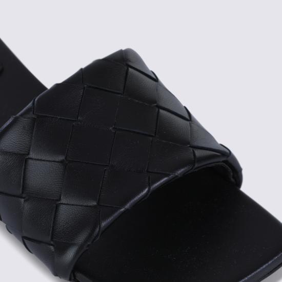 25FW 보테가베네타 뮬/슬리퍼 837737 V2ED01000 BLACK - BOTTEGA VENETA