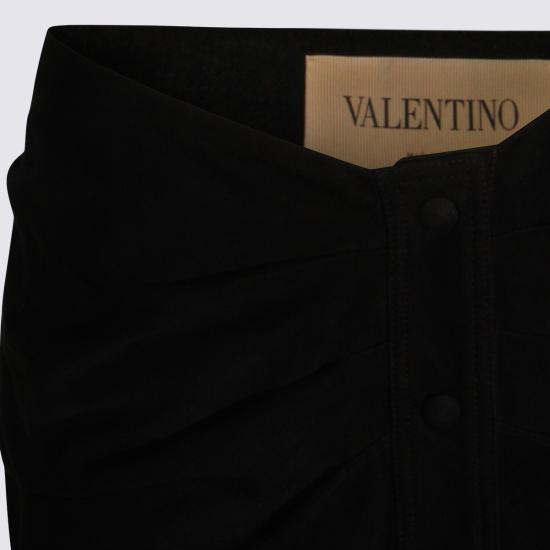 26SS 발렌티노 가라바니 미디 스커트 8B0NI08A A6Q0NO NERO - VALENTINO GARAVANI