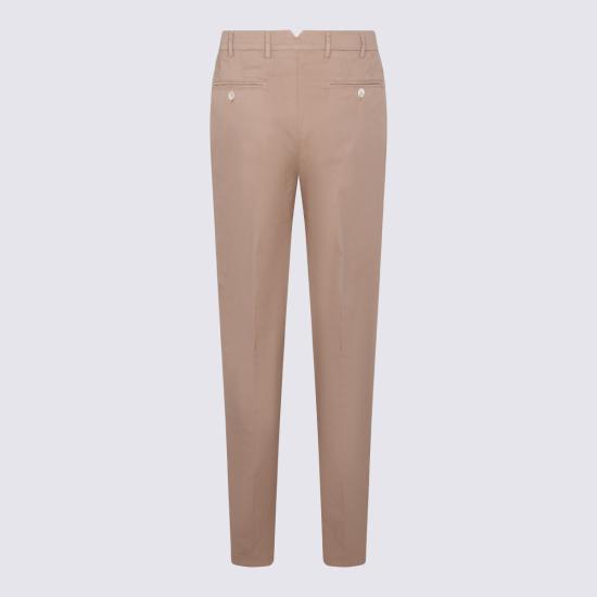 26SS 브루넬로 쿠치넬리 코튼 스트래치 미드 라이즈 슬림 핏 치노 M289LI1770 C6045 COOKIE - BRUNELLO CUCINELLI