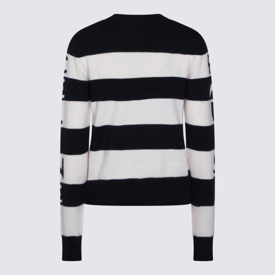 26SS 셀린느 울 캐시미어 크루넥 스웨터 RY0RL2I93 GHM4 ECRU NAVY - CELINE