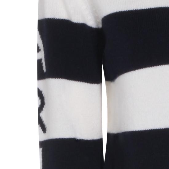 26SS 셀린느 울 캐시미어 크루넥 스웨터 RY0RL2I93 GHM4 ECRU NAVY - CELINE