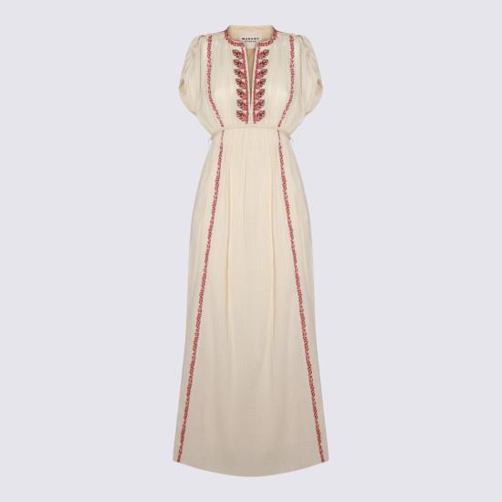 26SS 이자벨마랑에뚜왈 롱 원피스 26PRO1050FA D1J16EBERD BEIGE RED