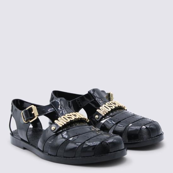 26SS 모스키노 샌들 MB16501G0O G20000 Black - MOSCHINO