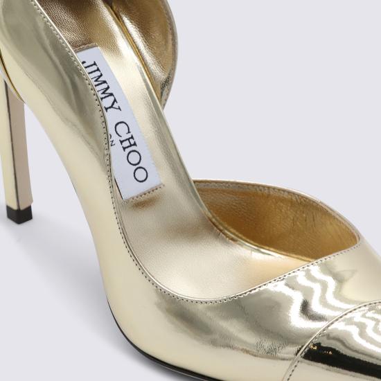 26SS 지미추 힐/펌프스 BRIGITTE100 QUIOO0022 Gold - JIMMY CHOO