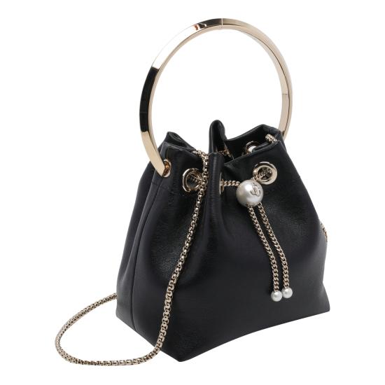26FW 지미추 토트백 BON BON TYTBLACK LIGHT GOLD - JIMMY CHOO