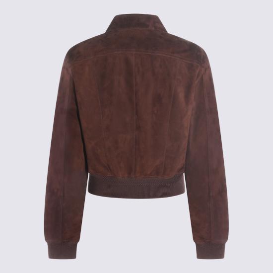 26SS 톰포드 가죽 자켓 CSL794 LEX417EBB Brown - TOMFORD