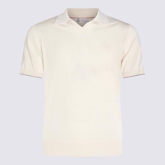 26SS 브루넬로 쿠치넬리 폴로 티셔츠 M29800145 CSG56 ENGLISH WHITE