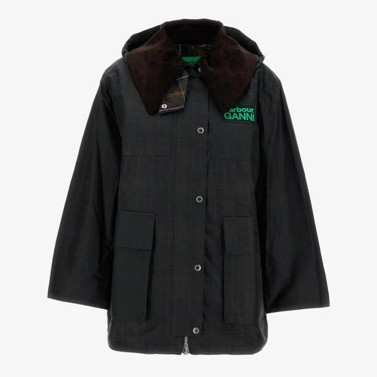 26SS 바버 X 가니 자켓 LWX1528 TN11 CLASSIC TARTAN FERN