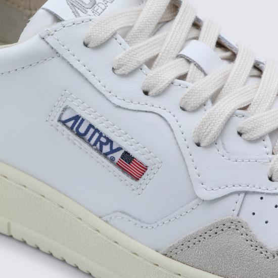 26SS 오트리 메달리스트 로우 스니커즈 AULM LS21 WHT BLK - AUTRY