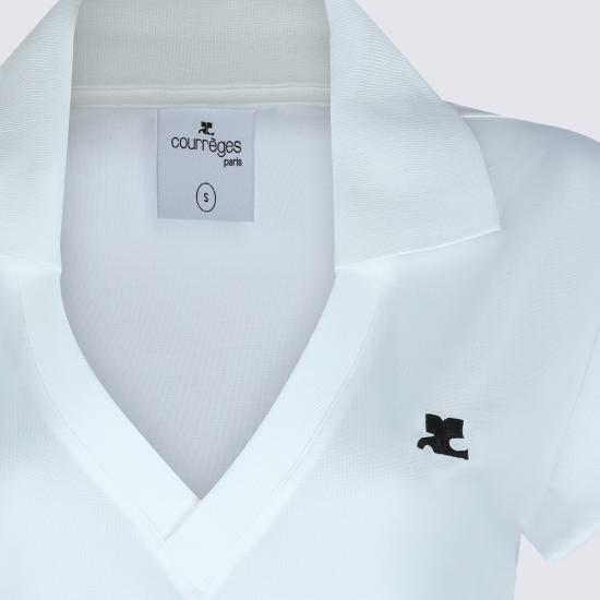 26SS 쿠레쥬 폴로 티셔츠 126JPO057 JS0195B166 HERITAGE WHITE BLACK - COURREGES