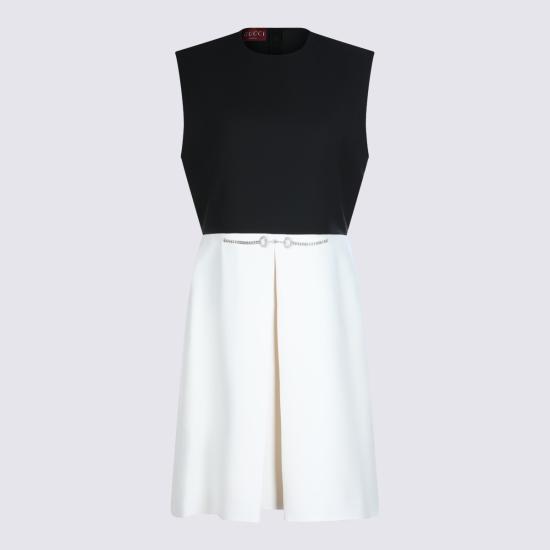 26SS 구찌 미디 원피스 842667 ZAD889002 OFF WHITE