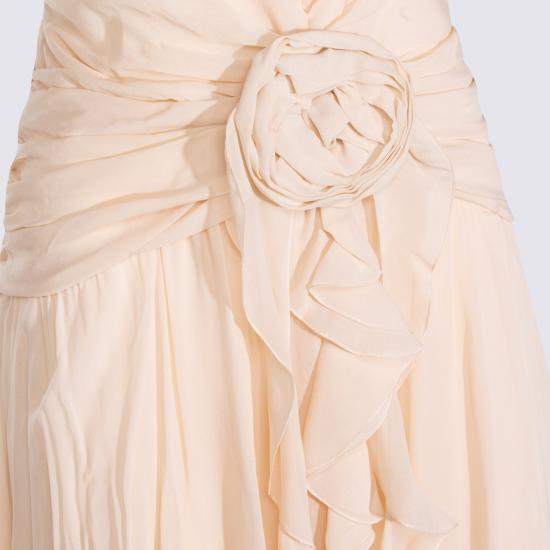 26SS 블루마린 롱 원피스 P622A803A N0817 AMBERLIGHT - BLUMARINE