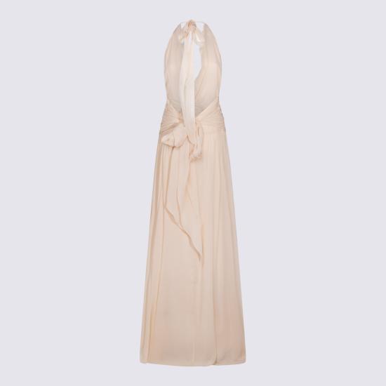 26SS 블루마린 롱 원피스 P622A803A N0817 AMBERLIGHT - BLUMARINE