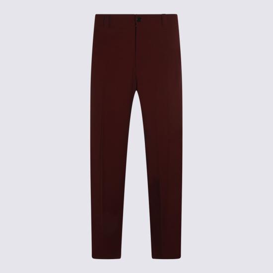 25FW 구찌 스트레이트 팬츠 829724 Z7AE56293 Bordeaux
