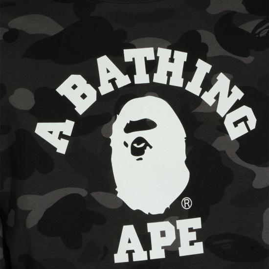 26SS 베이프 긴팔 티셔츠 001SWM301008M BLACK - BAPE