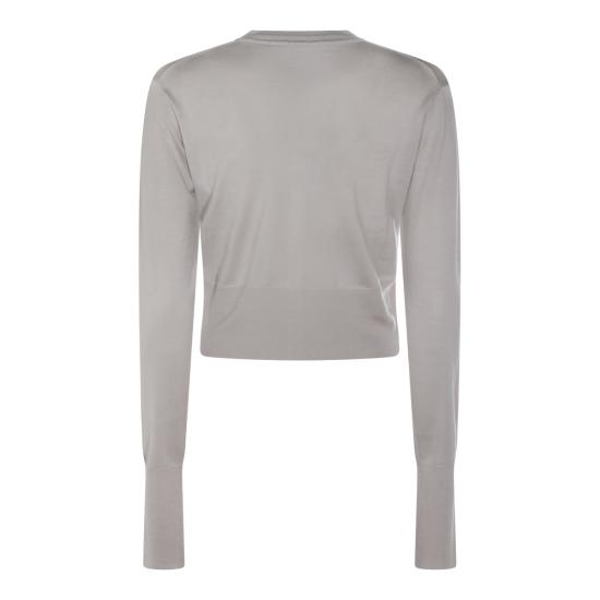 26SS 비비안웨스트우드 베아 크롭드 가디건 1803002U Y001AP403 LIGHT GREY - VIVIENNE WESTWOOD