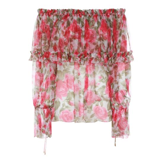 26SS 끌로에 블라우스 CH26UH123278 91Y WHITE PINK
