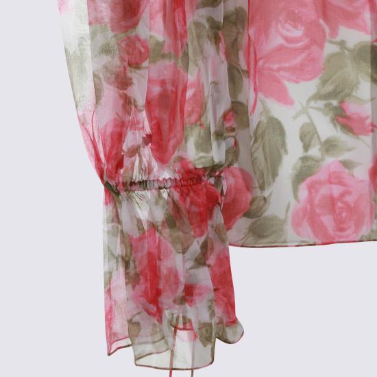 26SS 끌로에 블라우스 CH26UH123278 91Y WHITE PINK - CHLOE