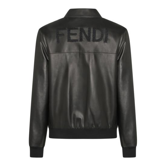 26SS 펜디 레더 블루종 FPJ139 ATJZF0GME BLACK - FENDI