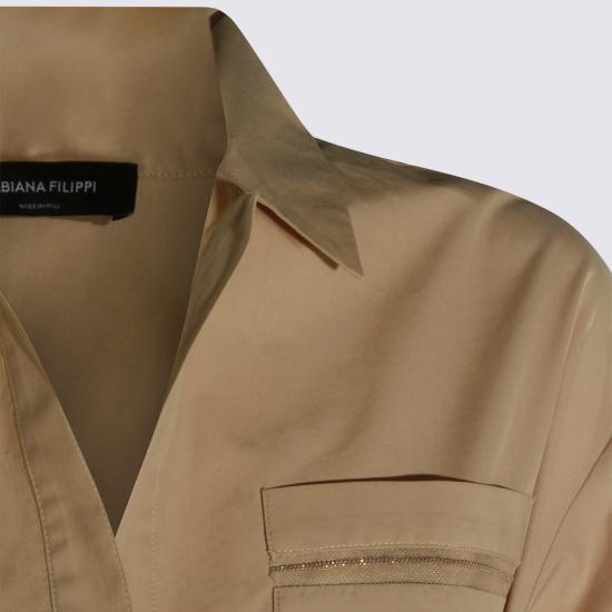 26SS 파비아나 필리피 미디 원피스 ABD276F617 L5820157 Beige - FABIANA FILIPPI
