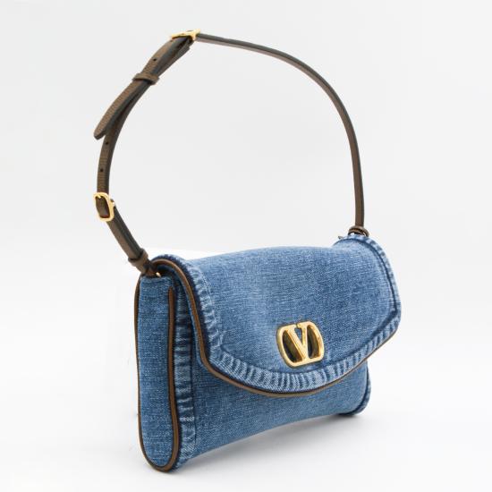 26SS 발렌티노 가라바니 숄더백 8W0B0T31 AXQCXJ Denim - VALENTINO GARAVANI